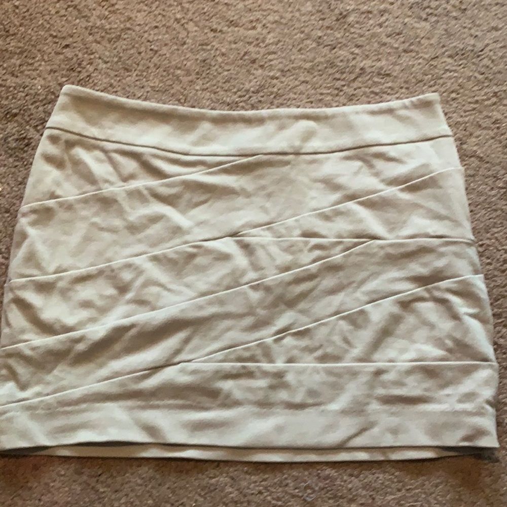 Cream skirt